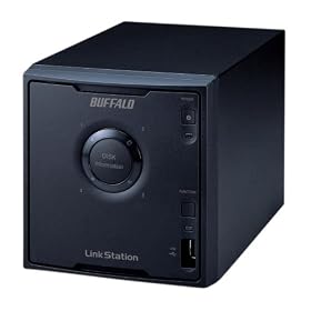 BUFFALO �q�����N�X�e�[�V�����r RAID5/ Web�A�N�Z�X�@�\���� DLNA�Ή� �l�b�g���[�N�Ή�HDD LS-Q1.0TL/1D
