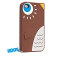 Case-Mate iPhone 4 Creatures: Hoot Owl Case, Brown クリーチャーズ シリコン ケース CM016349