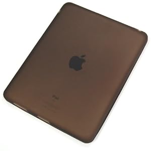 iPad高分子シリコンケース クリアブラックフィルム Dockキャップ
