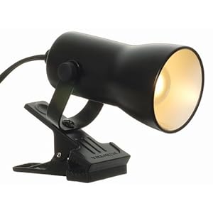 【クリックで詳細表示】ヤザワ クリップライト ブラック CR001K