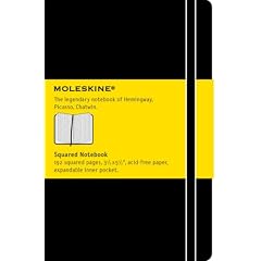 Moleskine Pocket Squared Notebook Classic