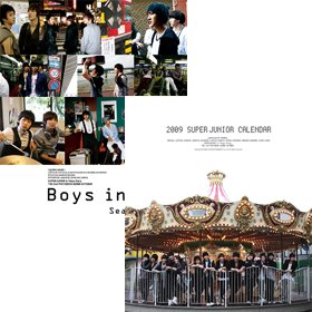 34925 [�ʐ^�W] �X�[�p�[�W���j�A (SuperJunior)- Boys in City Season2 _ Tokyo Set (�ʐ^�W with DVD+2009�N�J�����_�[)
