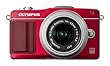 OLYMPUS マイクロ一眼 PEN mini E-PM2 レンズキット レッド E-PM2 LKIT RED