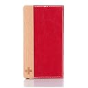 Simplism iPod touch 4th 用 フリップノートスタイル レザーケース 本牛革使用 Flip Note Style Set for iPod touch 4th ディープレッド TR-FNSTC4-DR