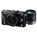 Panasonic �f�W�^�����J���� GF2 �_�u�������Y�L�b�g(14mm/F2.5�p���P�[�L�����Y�A14-42mm/F3.5-5.6�W���Y�[�������Y�t��) �t���n�C�r�W�������[�r�[��� �G�X�v���u���b�N DMC-GF2 W-K