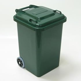 【クリックで詳細表示】PLASTIC TRASH CAN 45L(グリーン) 100-146