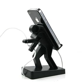 �y�S3�F�ziPhone4 /iPod touch ���Ή��X�^���h �u���b�N�@ �N���C�}�[�^ �A�C�t�H��3G / 4S���Ή����o�C���X�^���h �g�уX�^���h�@stand for mobile Phone (1852-1)