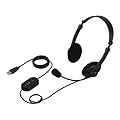 iBUFFALO �w�b�h�Z�b�g ���� �w�b�h�o���h�� USB�ڑ� �u���b�N BSHSUH06BK