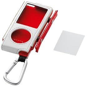 【クリックで詳細表示】ELECOM iPod 4th nano/レザーケース/レッド AVD-LCRA4NRD