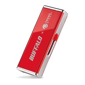 BUFFALO �E�B���X�`�F�b�N�@�\���� USB�������[ ���b�h 8GB RUF2-JV8GS-RD