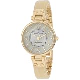 AK Anne Klein 10/9842CMHN Gold-Tone Horn Resin Bangle Watch
