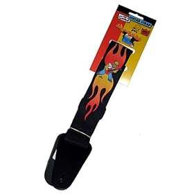 ��grover allman �M�^�[�X�g���b�vThe Simpsons Guitar Straps flaming homer