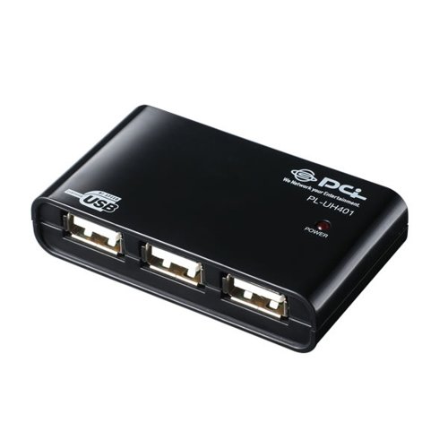 PLANEX USB2.0/1.1 4�|�[�g USB�n�u �o�X�p���[ PL-UH401 �v���l�b�N�X (22���̊��z) 780