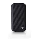 Zenus iPhone4/4S対応 ケース カーボンレザーケース 本革 ブラックフォルダー Z287i4