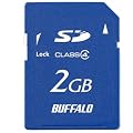 BUFFALO SD�J�[�h �X�^���_�[�h���f�� 2GB RSDC-S2GC4