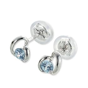 【クリックでお店のこの商品のページへ】バースデーコレクション (バースデーコレクション) ホワイトゴールドスタッドピアス TK-FM-71-03