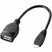 ELECOM Micro-USB(A���X-MicroA)�A�_�v�^ ���� 0.15m �u���b�N MPA-EMA015BK