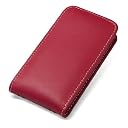 PDAIR レザーケース for iPhone 4S / 4 ベルトクリップ付バーティカルポーチタイプ(レッド) PALCIPOHN4BV/RD