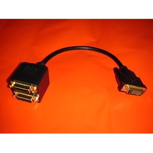 【クリックで詳細表示】DVI 2分岐ケーブル