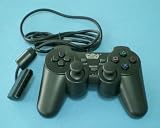 PS2�p�A�i���O�R���g���[���[ �u���b�N�@DUALSHOCK �U���Ή�-532077