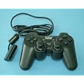 PS2�p�A�i���O�R���g���[���[ �u���b�N�@DUALSHOCK �U���Ή�-532077