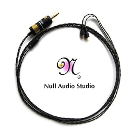 Null Audio Studio �� �u Enyo �v with ViaBlue�v���O�@Ultimate Ears �p �A�b�v�O���[�h Silver �P�[�u���m�J���[�Q�F�F���^�[�u���n