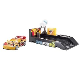 MATTEL Disney-PIXAR "CARS 2" PIT STOP LANCHERS "MIGUEL CAMINO"�@�}�e���@�u�J�[�Y2�v�@�s�b�g�X�g�b�v�@�����`���[�Y�@�u�~�Q���E�J�~�[�m�v