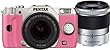 PENTAX �f�W�^�����J���� Q10 �_�u���Y�[���L�b�g �V���o�[/�s���N004 Q10 WZOOMKIT SL/PK 004
