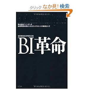 【クリックでお店のこの商品のページへ】NTTデータ技術開発本部ビジネスインテリジェンス推進センタ |本