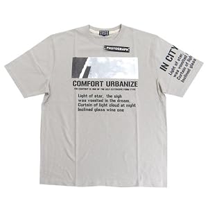 【クリックで詳細表示】16/1 綿スラブ天竺 半袖Tシャツ 両面プリント