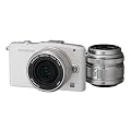 OLYMPUS �}�C�N����� PEN mini E-PM1 �c�C�������Y�L�b�g �z���C�g E-PM1 TKIT WHT
