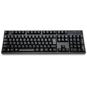 【クリックでお店のこの商品のページへ】FILCO Majestouch2 108フルキー青軸日本語配列 USB＆PS2両対応 Nキーロールオーバー対応 独Cherry青軸採用メカニカルキーボード ブラック FKBN108MC/JB2