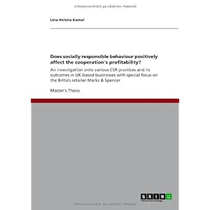 【クリックでお店のこの商品のページへ】Does Socially Responsible Behaviour Positively Affect the Cooperation’s Profitability？