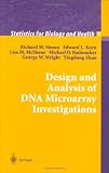[Book] Design and Analysis of DNA Microarray Investigations