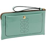 Orla Kiely Patent Leather Flat Zip Purse