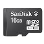 SanDisk microSDHC �T���f�B�X�N �}�C�N��SDHC�J�[�h 16GB�@[�O������]