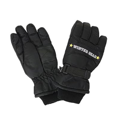 WINTER GEAR(ウィンターギア)ジュニア用5本指グローブ SP-041 BLACK(ブラック)