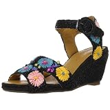 [ツモリ チサト ウォーク] tsumori chisato WALK フラワーモチーフウェッジサンダル