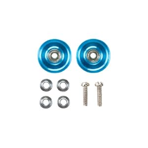 【クリックで詳細表示】ミニ四駆限定シリーズ 13mm オールアルミベアリングローラー (ブルー) 94859