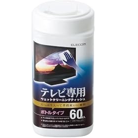 ELECOM �e���r�p�N���[�i�[ �E�F�b�g�e�B�b�V�� �{�g���^�C�v 60���� AVD-TVWC60N