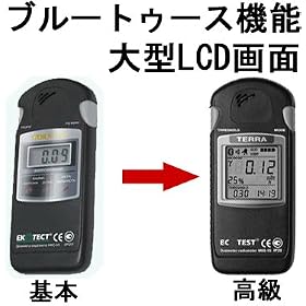 Bluetooth�i�u���[�g�D�[�X�j �@�\���ځ@ECOTEST �K�C�K�[�J�E���^�[ ���˔\����@�@�i�p��Łj TERRA(MKS-05) - (Bluetooth Included)