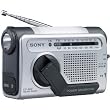 SONY �h�Зp ��񂵏[�d FM/AM�|�[�^�u�����W�I �V���o�[ ICF-B02(S)