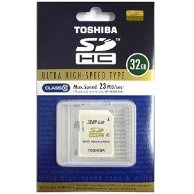 TOSHIBA�@SDHC�J�[�h 32GB Class10�@SD-T32GR6WA2(�C�O���p�b�P�[�W�i)