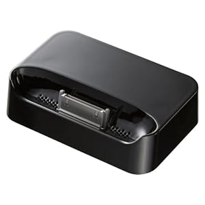 【クリックで詳細表示】SANWA SUPPLY ACA-CRADLEBK iPod＆iphone用クレードル ブラック