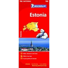 Estonia (Michelin National Maps)