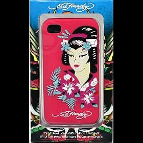 Ed Hardy(�G�h�E�n�[�f�B�[) iPhone4��p�@�W�F���P�[�X �X�N���[���v���e�N�^�[�t�� �|��(�Q�C�V��)�@�s���N�@GESIP41001