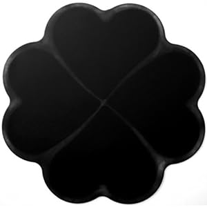 【クリックで詳細表示】IH汚れ防止マット 2枚入れ SB-2 ブラック 0112i