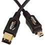 Amazon�x�[�V�b�N IEEE1394 4�s��-6�s�� FireWire�P�[�u�� (1.8m) [�t���X�g���[�V�����t���[�p�b�P�[�W(FFP)]