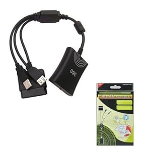 【クリックで詳細表示】■■スイッチ有り版です■■ PS2のデュアルショックコントローラーがXbox360で使用可能になるコンバーター＜バルク品＞ [Xbox 360]