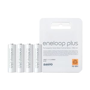 【クリックで詳細表示】SANYO eneloopplus 単3形4本 HR-3UPT-4BP
